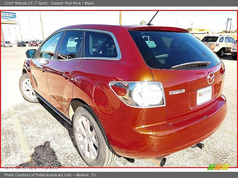 Copper Red Mica / Black 2007 Mazda CX-7 Sport