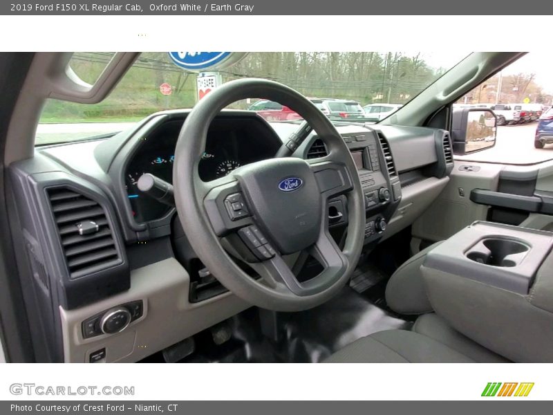 Oxford White / Earth Gray 2019 Ford F150 XL Regular Cab
