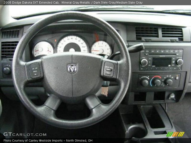 Mineral Gray Metallic / Dark Slate Gray/Medium Slate Gray 2008 Dodge Dakota SXT Extended Cab