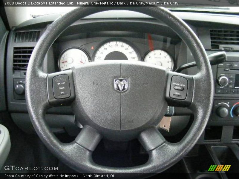 Mineral Gray Metallic / Dark Slate Gray/Medium Slate Gray 2008 Dodge Dakota SXT Extended Cab