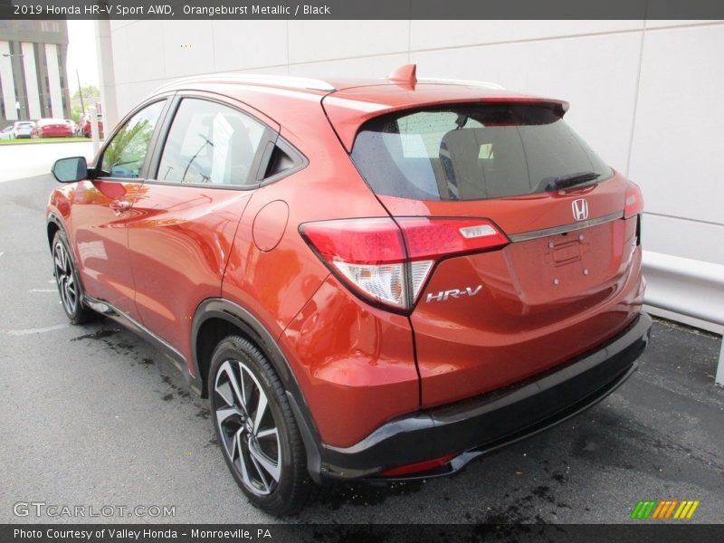 Orangeburst Metallic / Black 2019 Honda HR-V Sport AWD