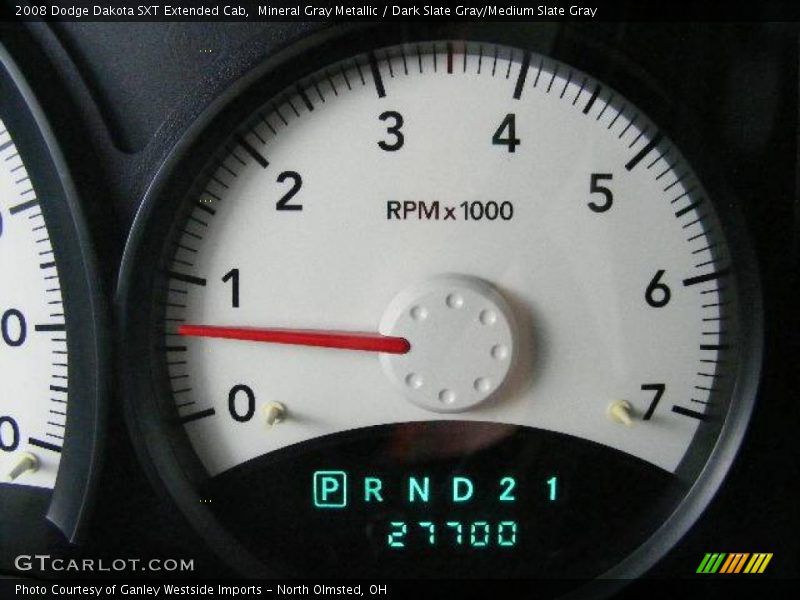 Mineral Gray Metallic / Dark Slate Gray/Medium Slate Gray 2008 Dodge Dakota SXT Extended Cab