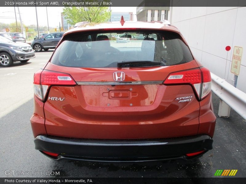 Orangeburst Metallic / Black 2019 Honda HR-V Sport AWD
