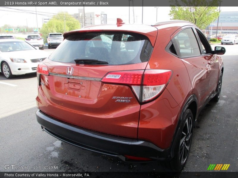 Orangeburst Metallic / Black 2019 Honda HR-V Sport AWD
