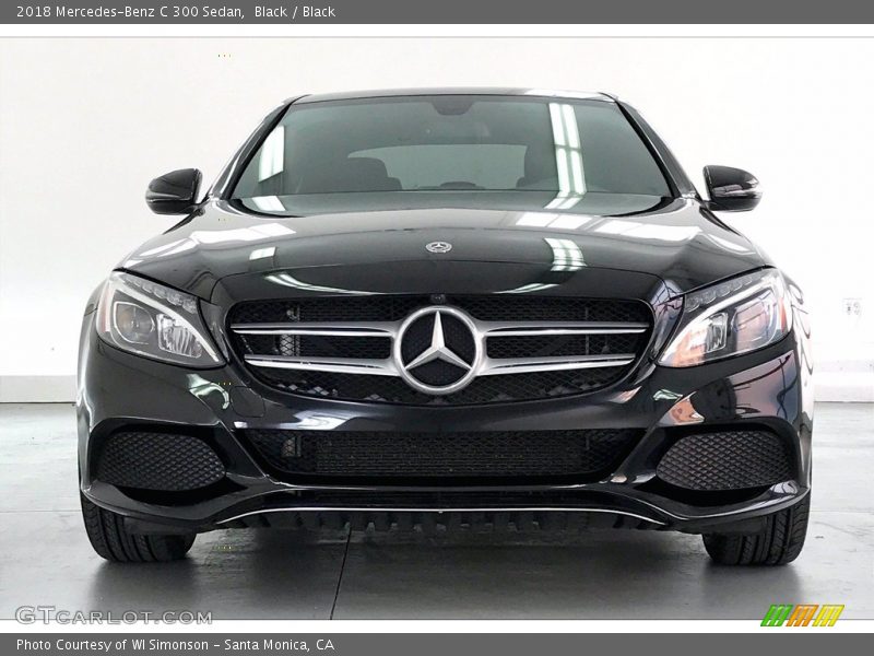 Black / Black 2018 Mercedes-Benz C 300 Sedan