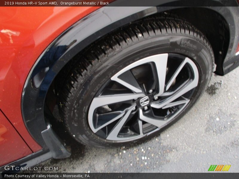 Orangeburst Metallic / Black 2019 Honda HR-V Sport AWD