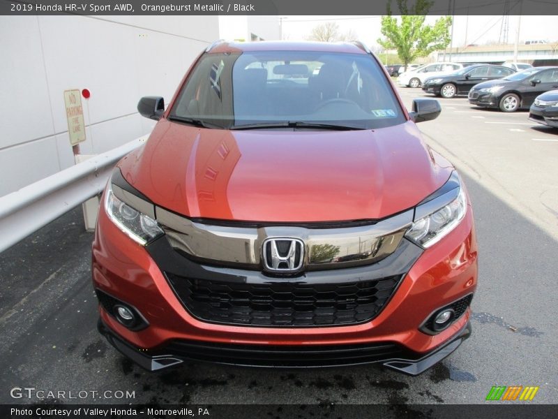 Orangeburst Metallic / Black 2019 Honda HR-V Sport AWD