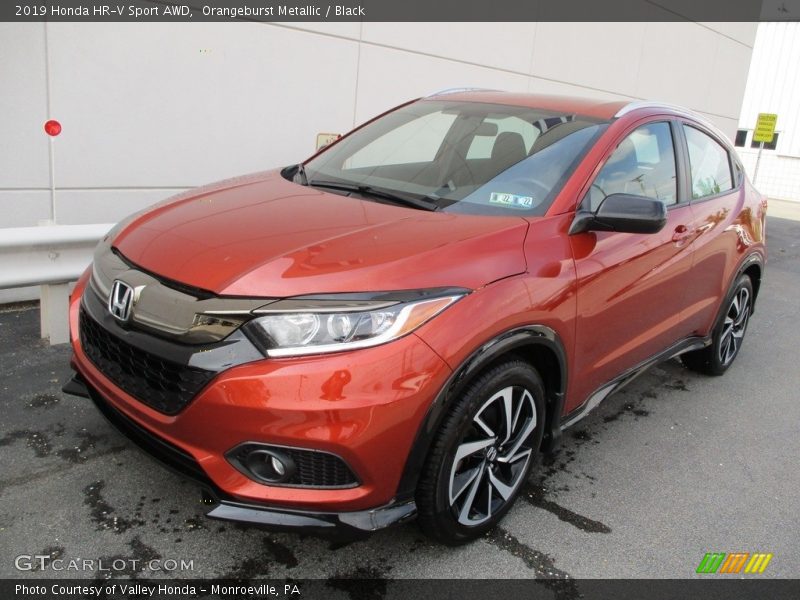 Orangeburst Metallic / Black 2019 Honda HR-V Sport AWD