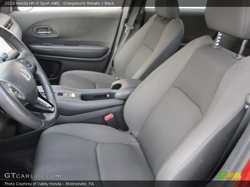 Orangeburst Metallic / Black 2019 Honda HR-V Sport AWD