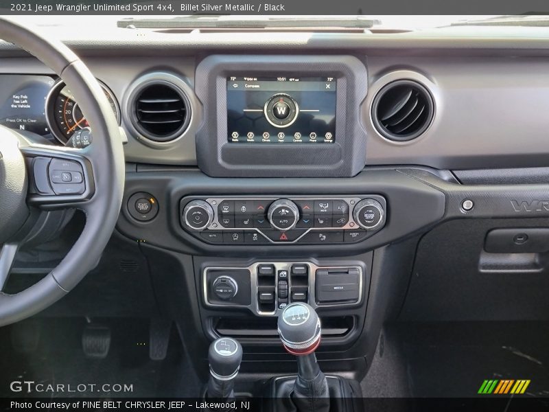 Controls of 2021 Wrangler Unlimited Sport 4x4