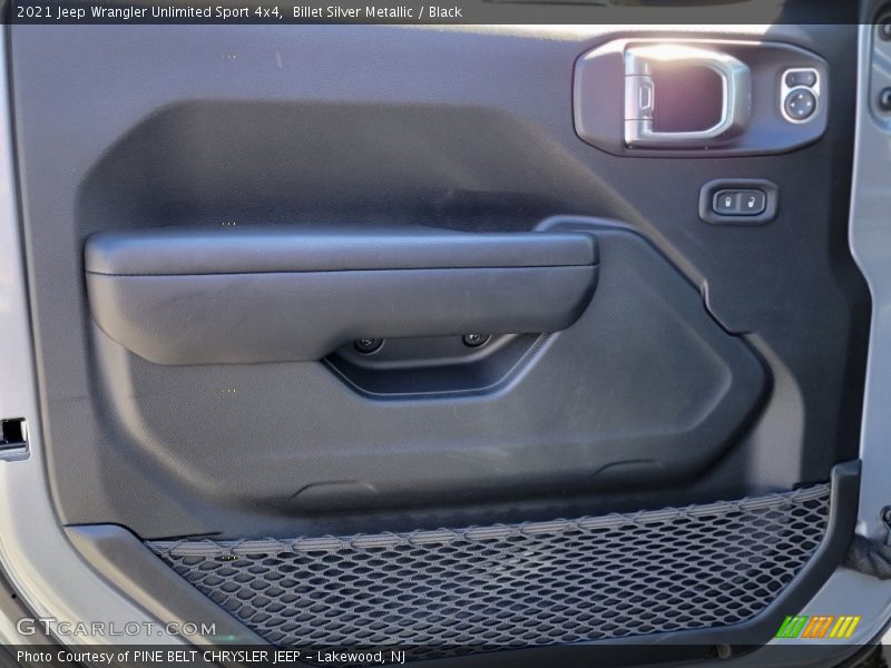 Billet Silver Metallic / Black 2021 Jeep Wrangler Unlimited Sport 4x4