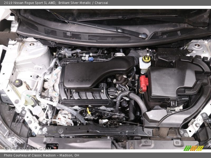 Brilliant Silver Metallic / Charcoal 2019 Nissan Rogue Sport SL AWD