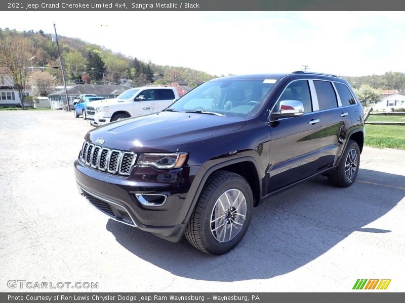 Sangria Metallic / Black 2021 Jeep Grand Cherokee Limited 4x4