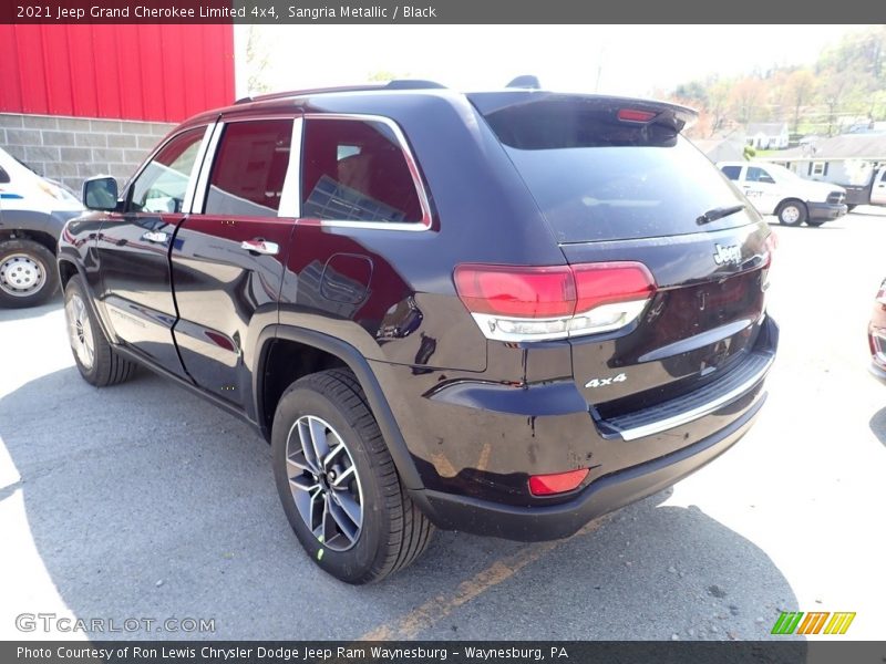 Sangria Metallic / Black 2021 Jeep Grand Cherokee Limited 4x4