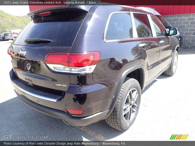 Sangria Metallic / Black 2021 Jeep Grand Cherokee Limited 4x4