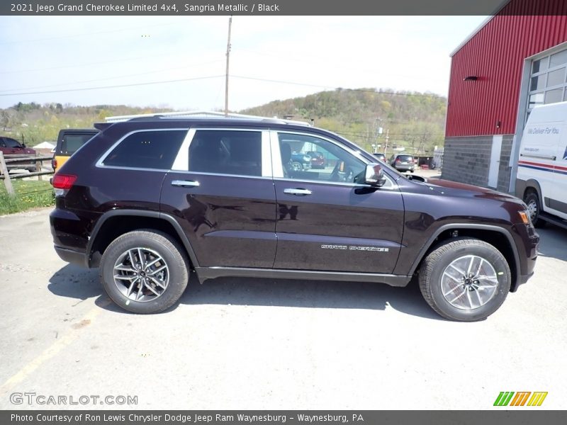 Sangria Metallic / Black 2021 Jeep Grand Cherokee Limited 4x4