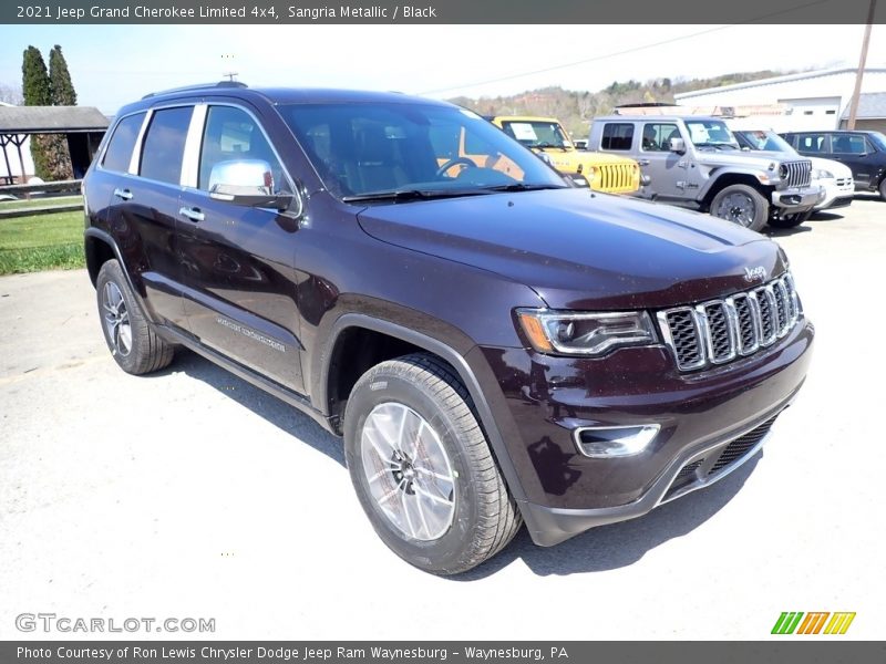 Sangria Metallic / Black 2021 Jeep Grand Cherokee Limited 4x4