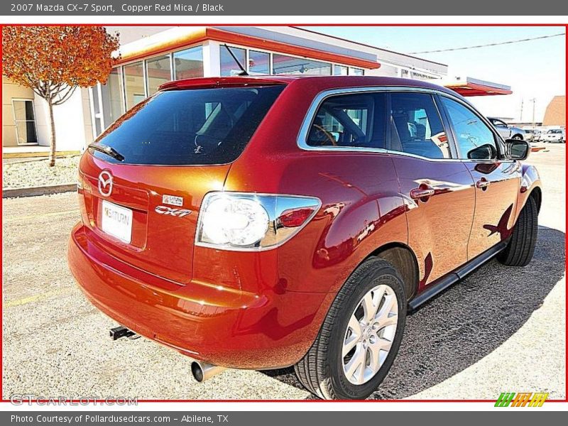 Copper Red Mica / Black 2007 Mazda CX-7 Sport