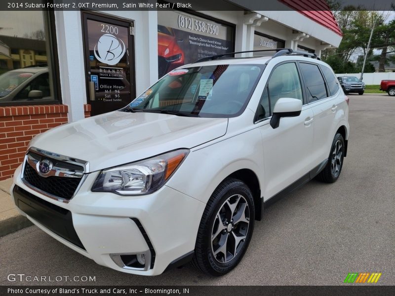 Satin White Pearl / Black 2014 Subaru Forester 2.0XT Premium