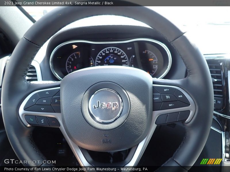 Sangria Metallic / Black 2021 Jeep Grand Cherokee Limited 4x4