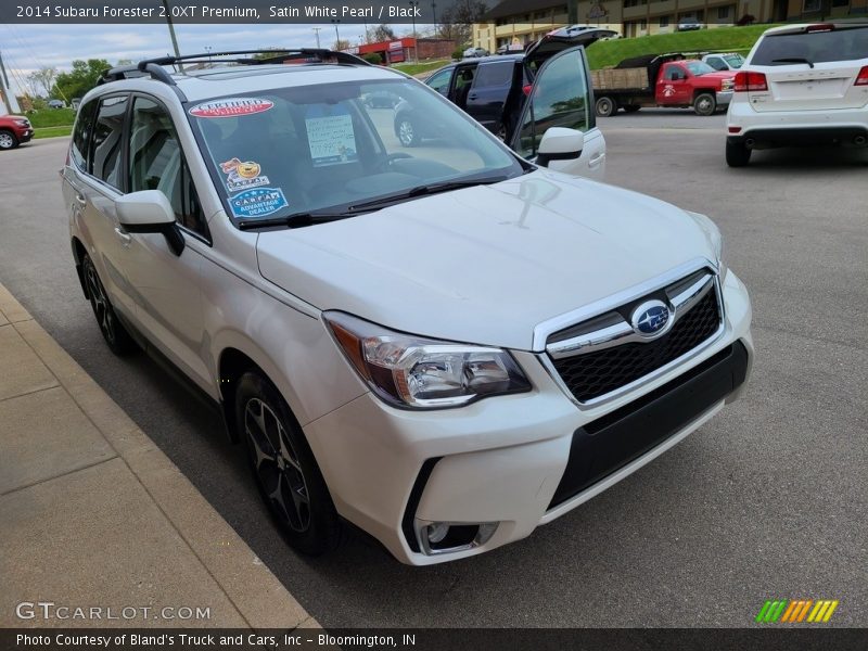 Satin White Pearl / Black 2014 Subaru Forester 2.0XT Premium