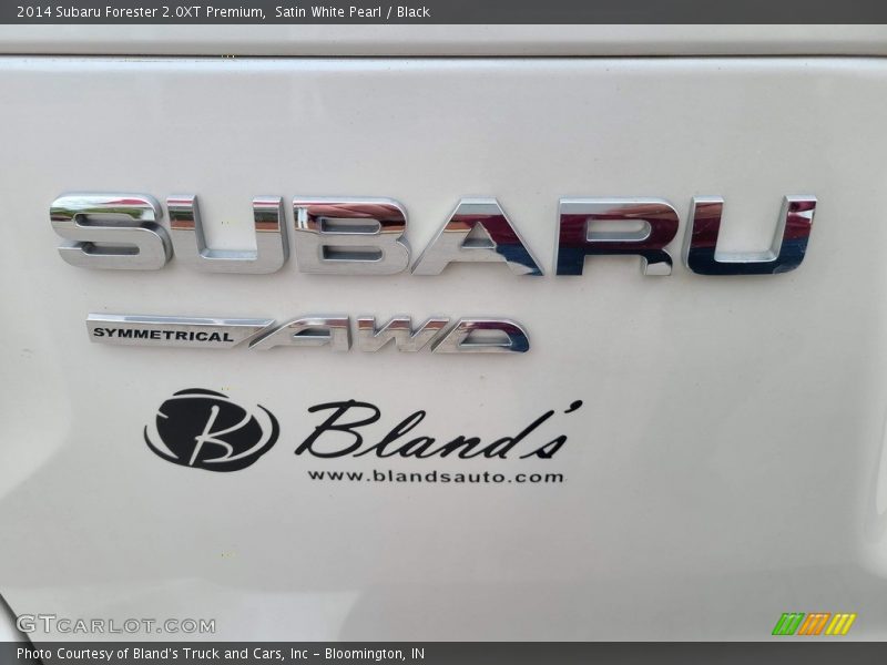 Satin White Pearl / Black 2014 Subaru Forester 2.0XT Premium