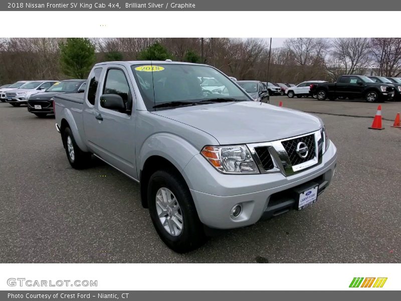 Brilliant Silver / Graphite 2018 Nissan Frontier SV King Cab 4x4
