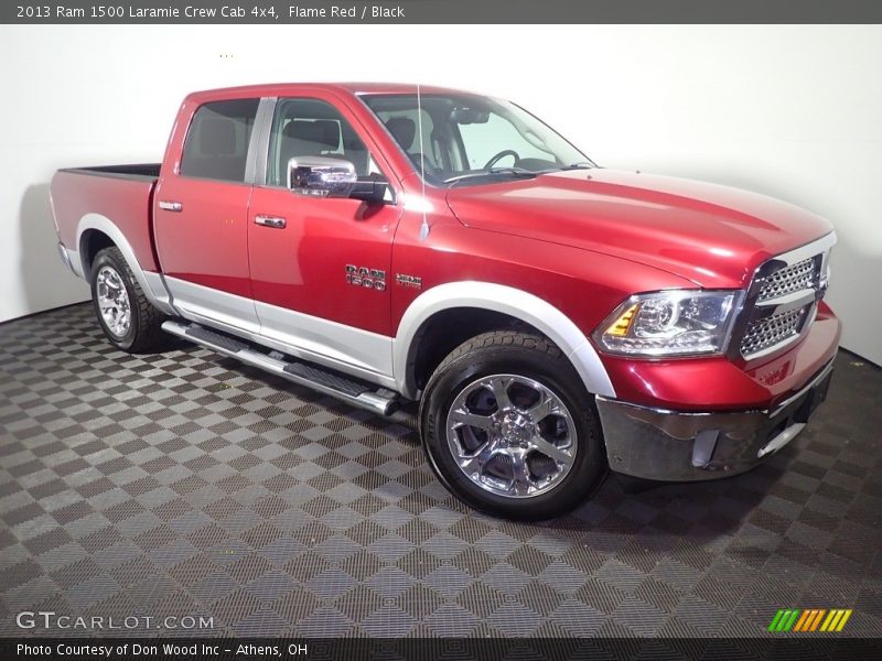Flame Red / Black 2013 Ram 1500 Laramie Crew Cab 4x4