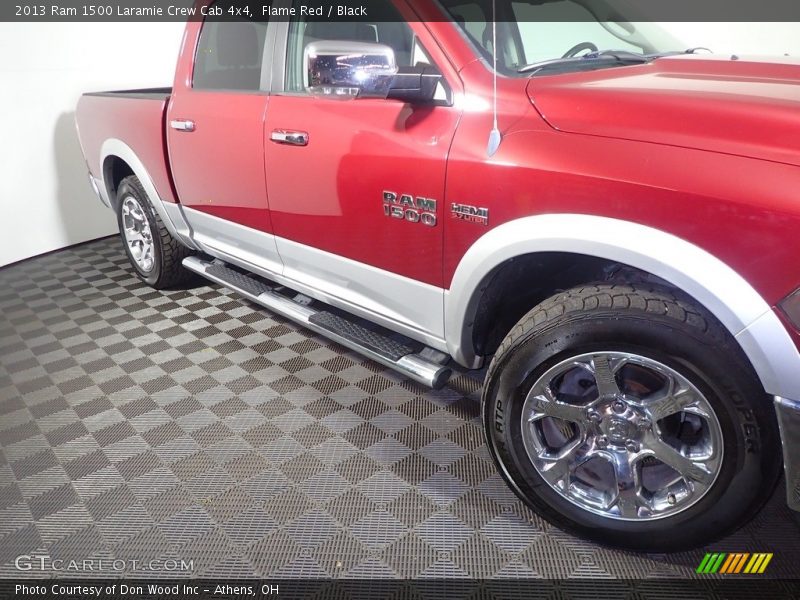 Flame Red / Black 2013 Ram 1500 Laramie Crew Cab 4x4