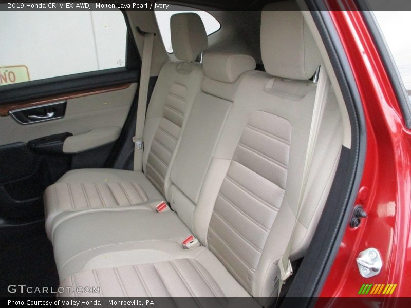 Molten Lava Pearl / Ivory 2019 Honda CR-V EX AWD