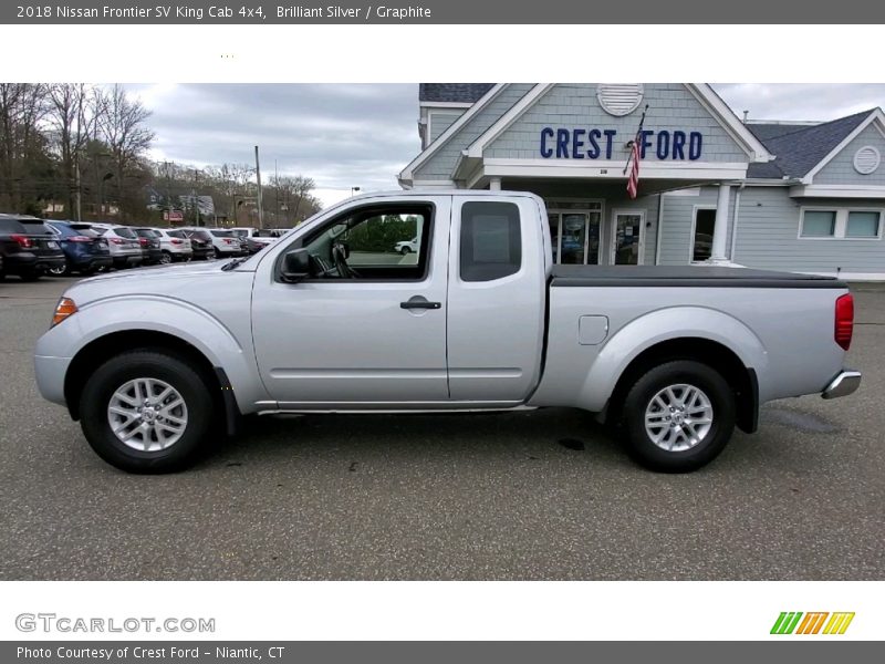 Brilliant Silver / Graphite 2018 Nissan Frontier SV King Cab 4x4