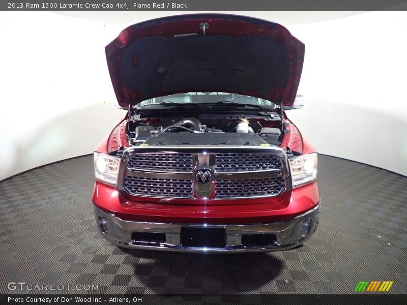 Flame Red / Black 2013 Ram 1500 Laramie Crew Cab 4x4