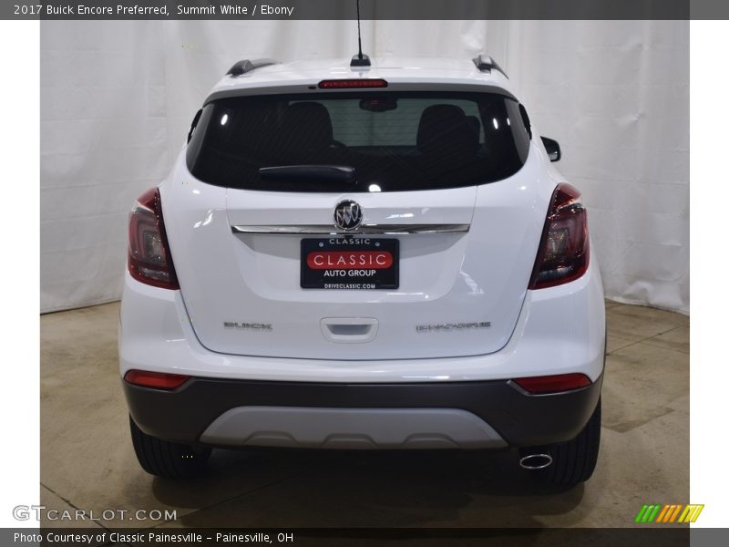 Summit White / Ebony 2017 Buick Encore Preferred