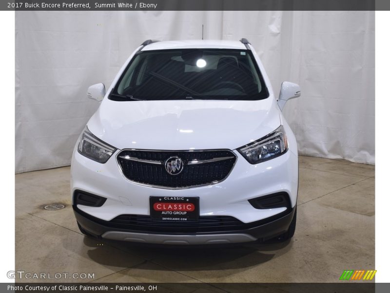 Summit White / Ebony 2017 Buick Encore Preferred