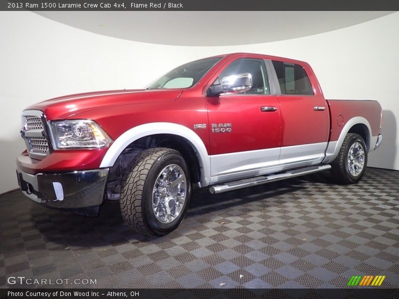 Flame Red / Black 2013 Ram 1500 Laramie Crew Cab 4x4