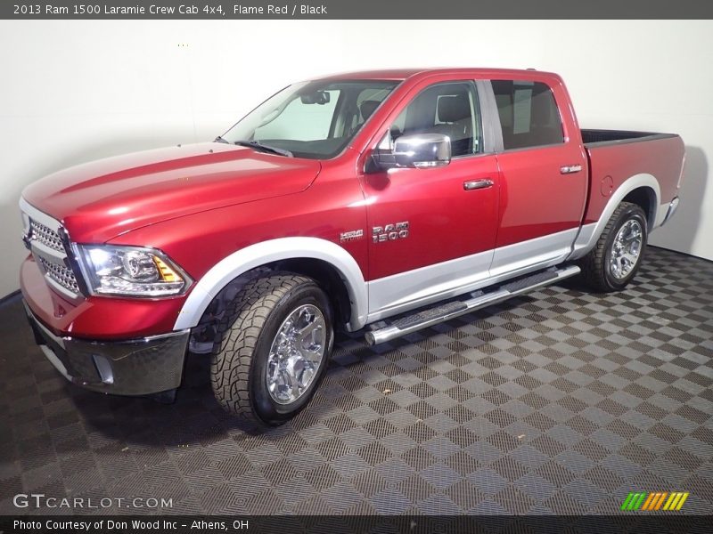 Flame Red / Black 2013 Ram 1500 Laramie Crew Cab 4x4