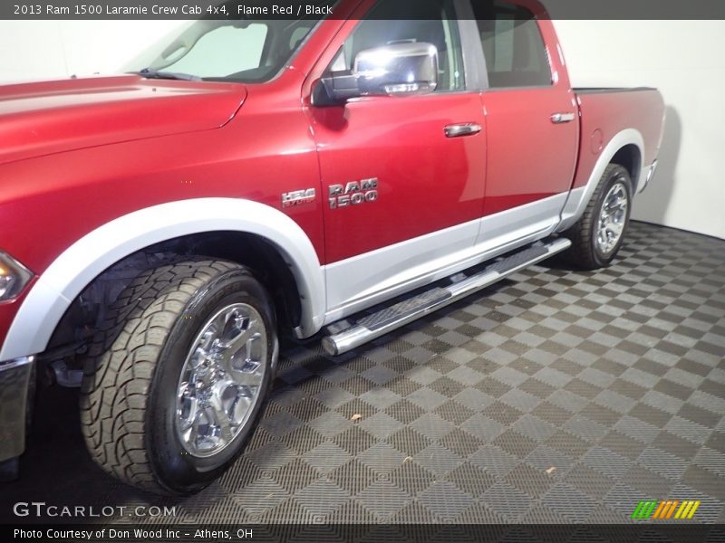 Flame Red / Black 2013 Ram 1500 Laramie Crew Cab 4x4
