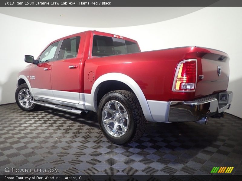 Flame Red / Black 2013 Ram 1500 Laramie Crew Cab 4x4