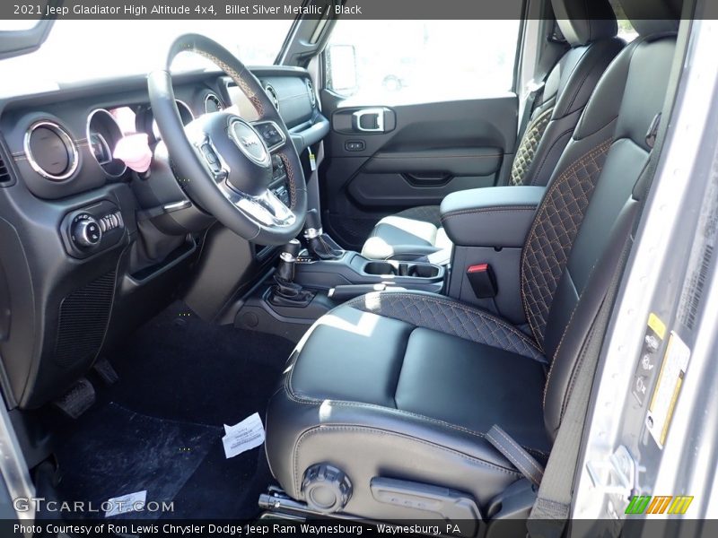 Front Seat of 2021 Gladiator High Altitude 4x4