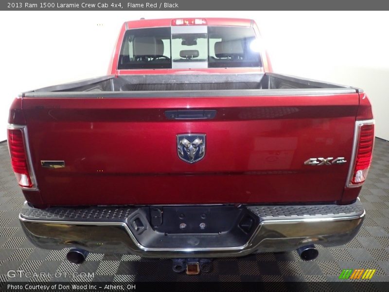 Flame Red / Black 2013 Ram 1500 Laramie Crew Cab 4x4