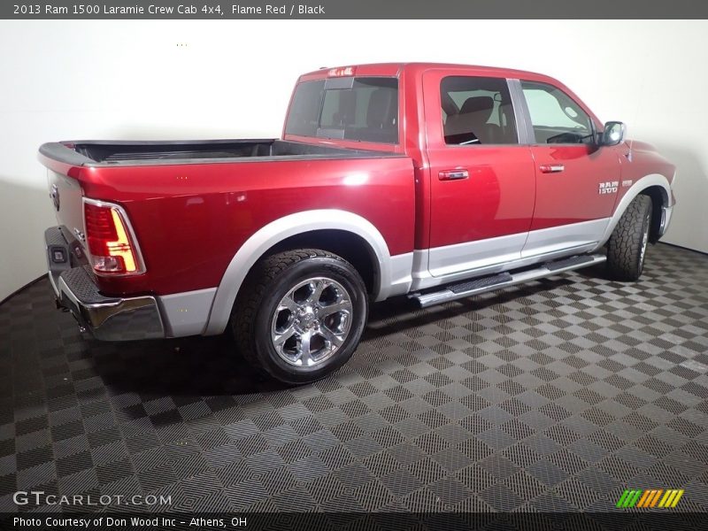 Flame Red / Black 2013 Ram 1500 Laramie Crew Cab 4x4
