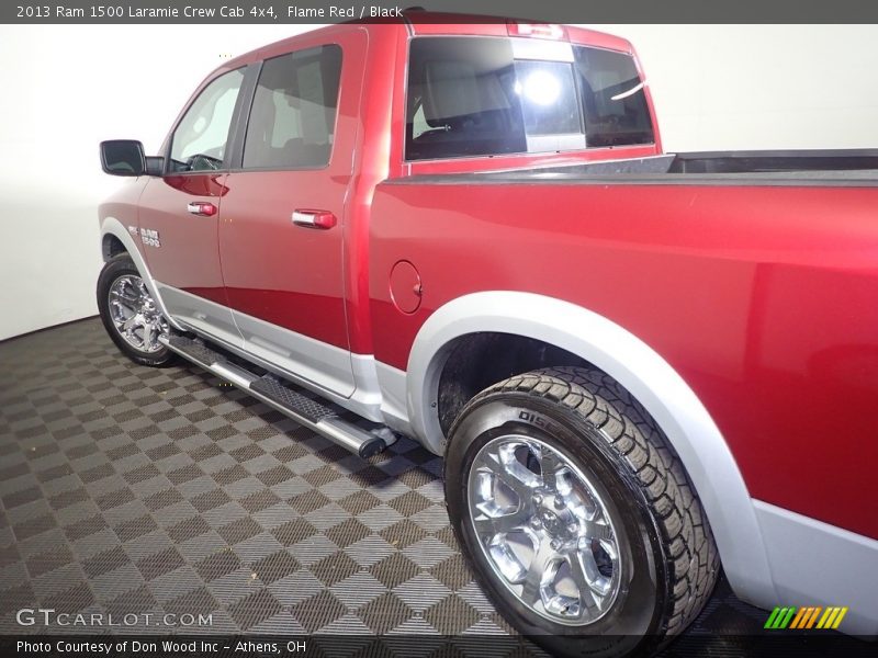 Flame Red / Black 2013 Ram 1500 Laramie Crew Cab 4x4