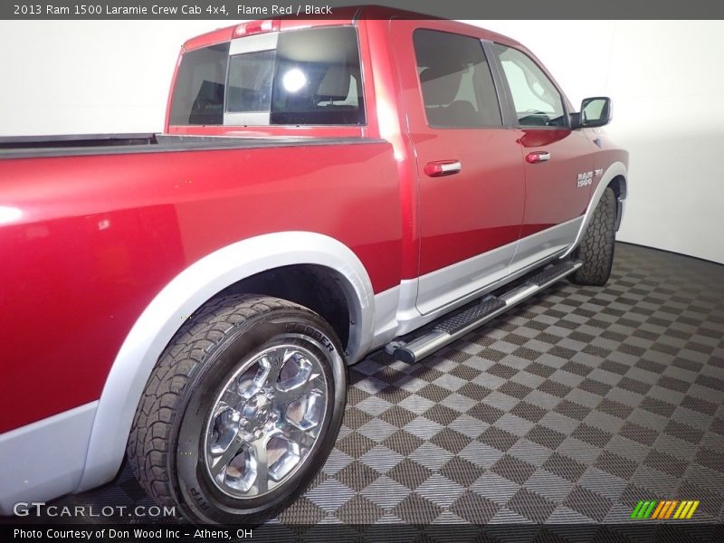 Flame Red / Black 2013 Ram 1500 Laramie Crew Cab 4x4