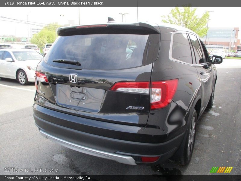 Crystal Black Pearl / Black 2019 Honda Pilot EX-L AWD