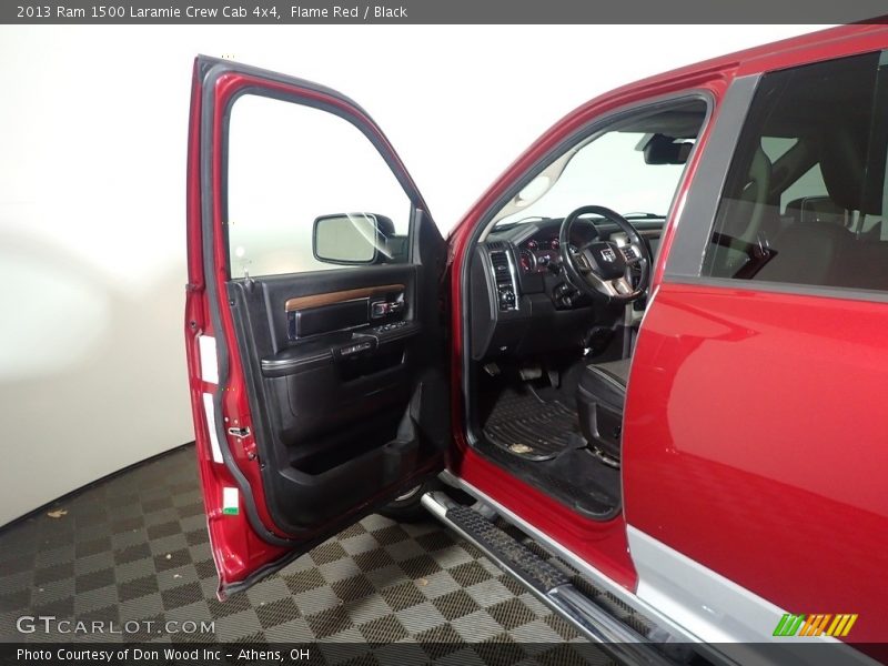 Flame Red / Black 2013 Ram 1500 Laramie Crew Cab 4x4