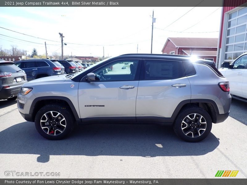 Billet Silver Metallic / Black 2021 Jeep Compass Trailhawk 4x4