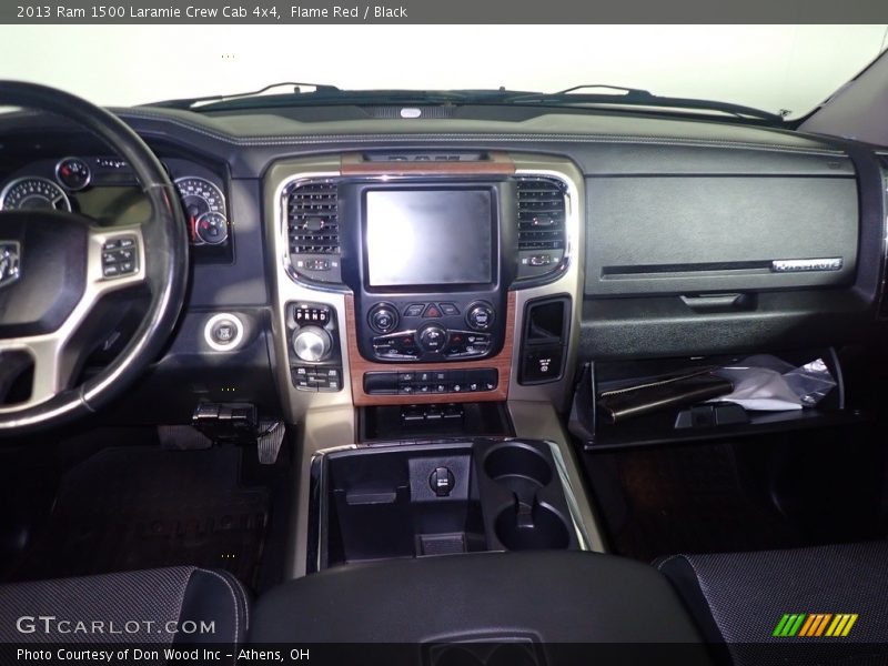 Flame Red / Black 2013 Ram 1500 Laramie Crew Cab 4x4