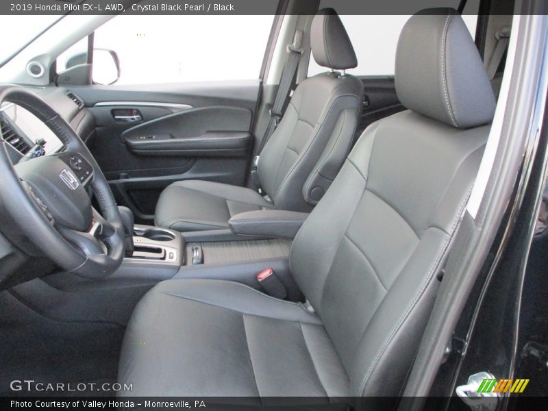 Crystal Black Pearl / Black 2019 Honda Pilot EX-L AWD