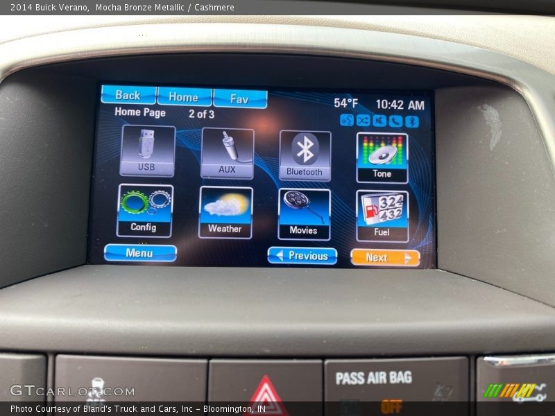 Mocha Bronze Metallic / Cashmere 2014 Buick Verano