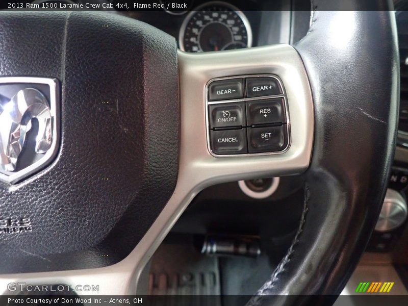 Flame Red / Black 2013 Ram 1500 Laramie Crew Cab 4x4